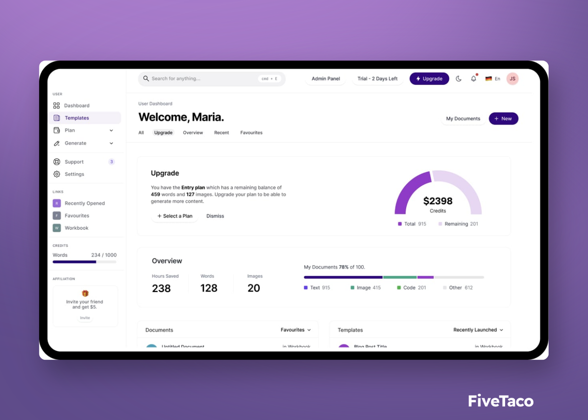 Livy AI | FiveTaco