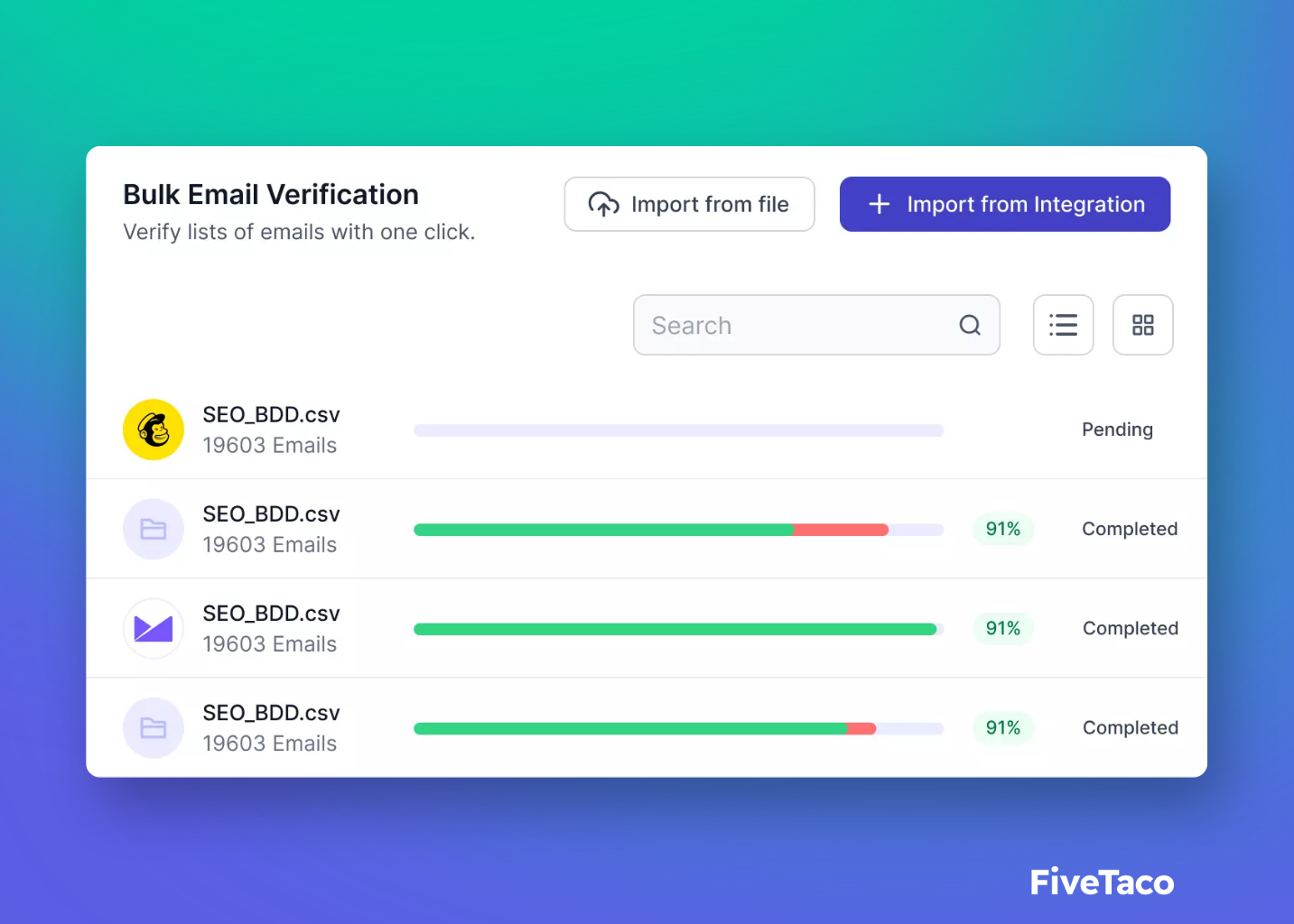 EmailListValidation