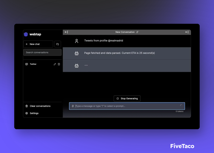 webtap | FiveTaco