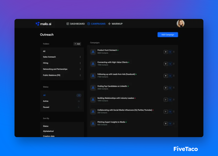 Mails.ai | FiveTaco
