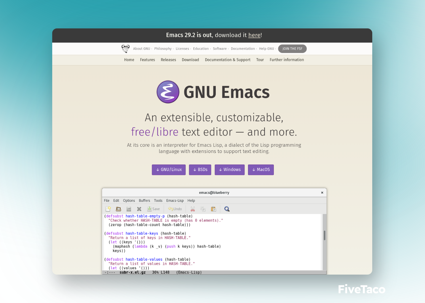 GNU Emacs