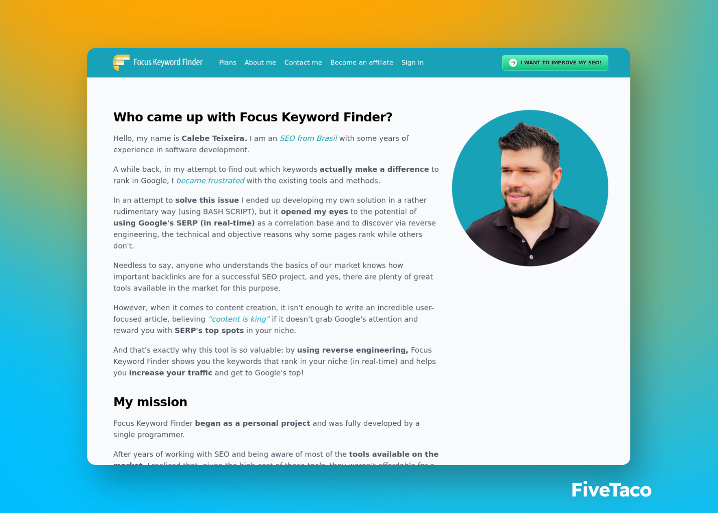 Focus Keyword Finder