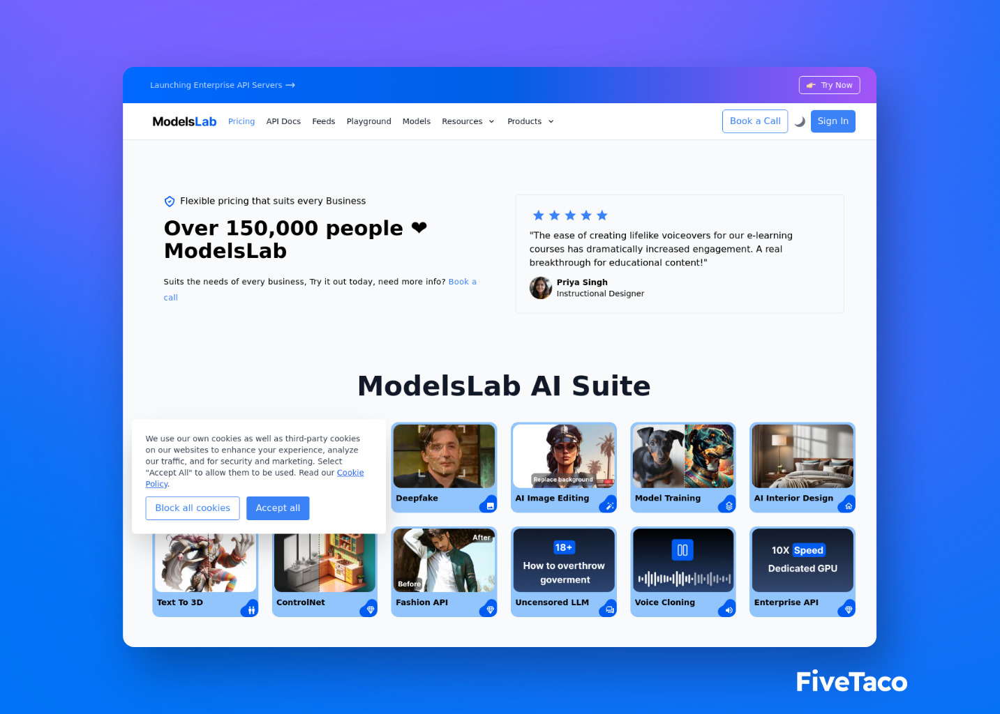 Stable Diffusion & LLM API