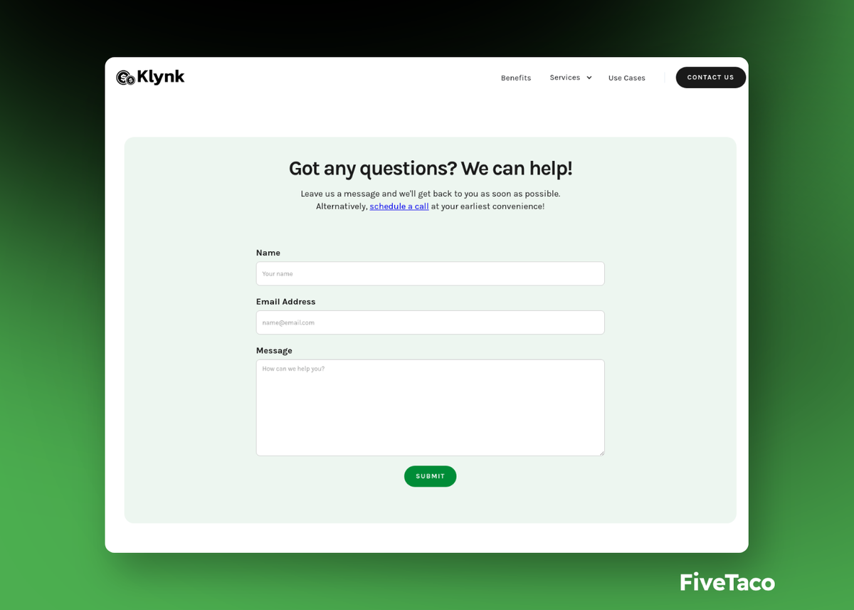 Klynk | FiveTaco