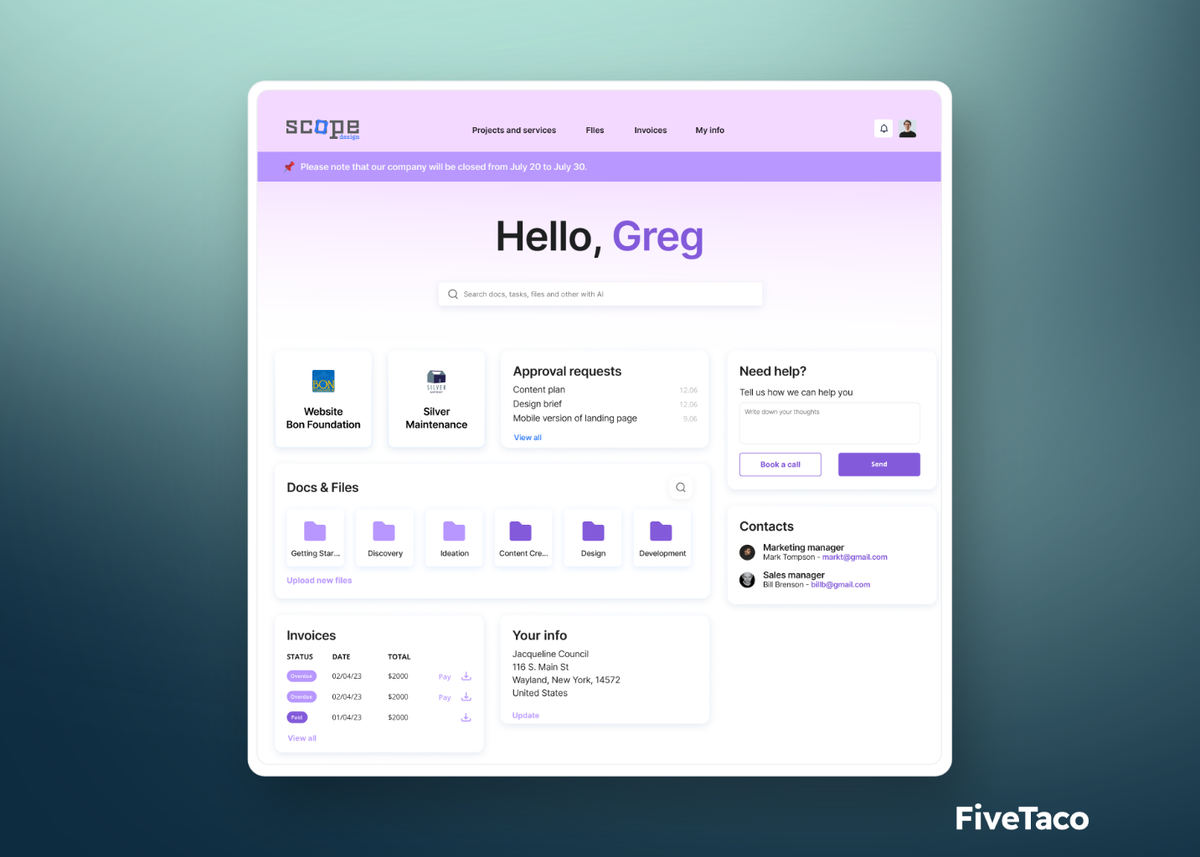 FuseBase | FiveTaco