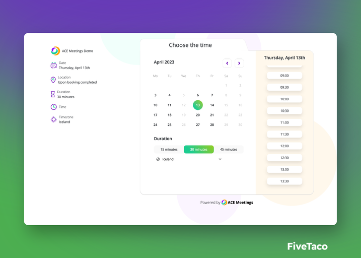 ACE Meetings | FiveTaco