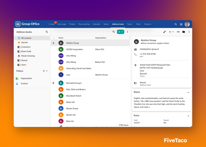 Group-Office | FiveTaco