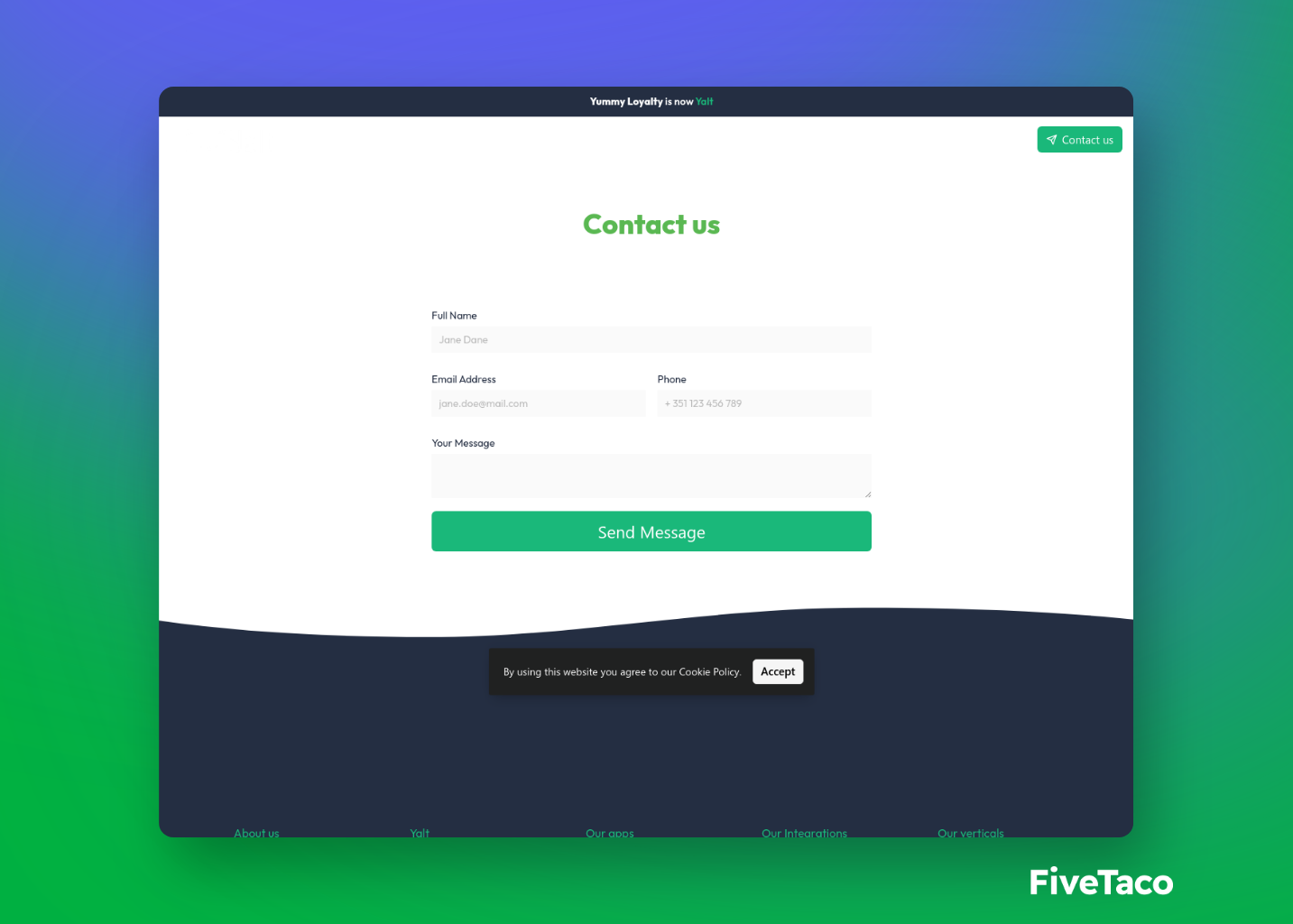 Yalt FiveTaco Yalt FiveTaco