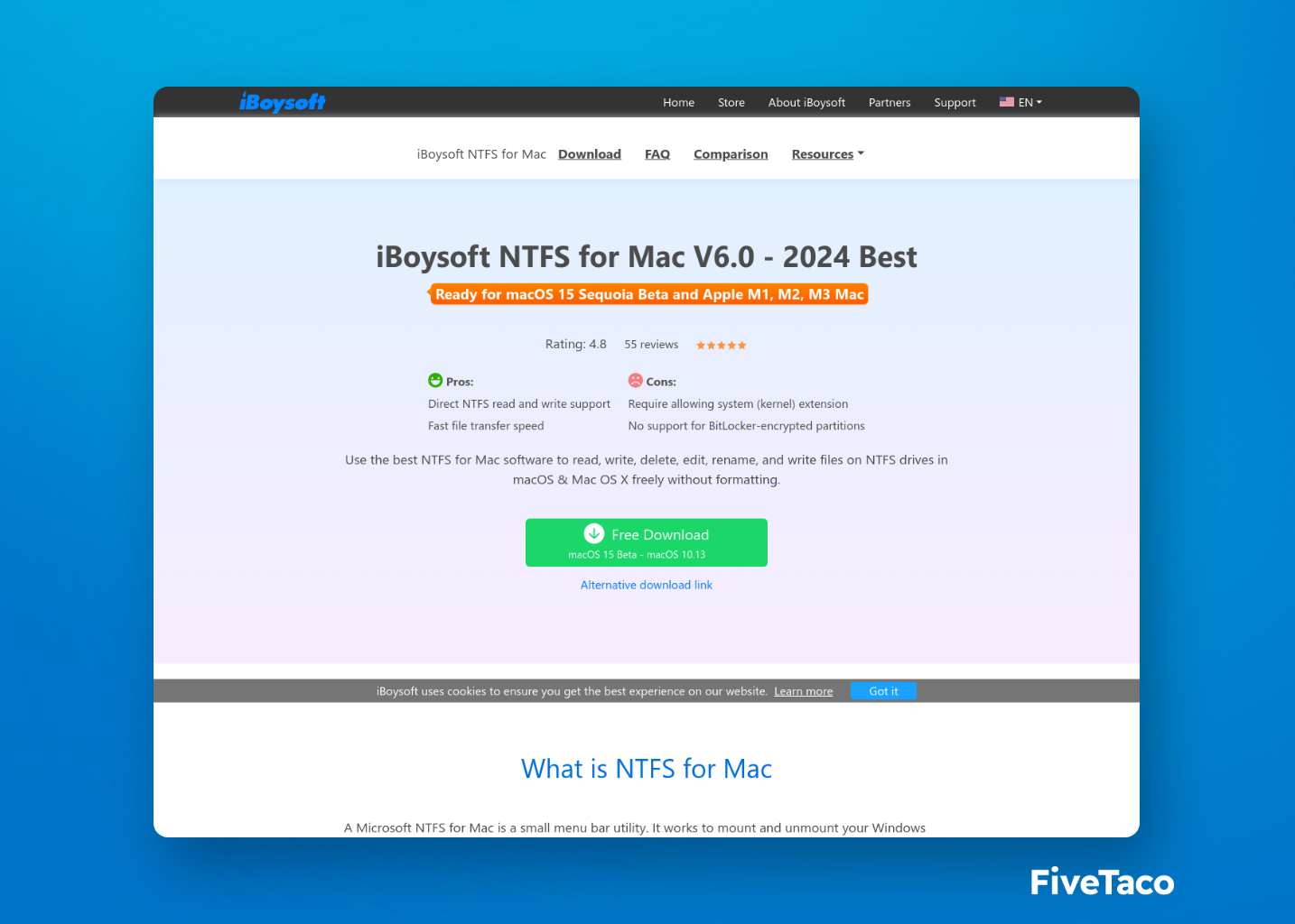 iBoysoft NTFS for Mac