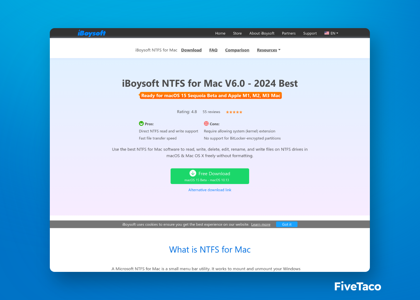 iBoysoft NTFS for Mac