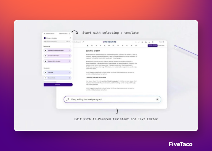 Forewrite | FiveTaco