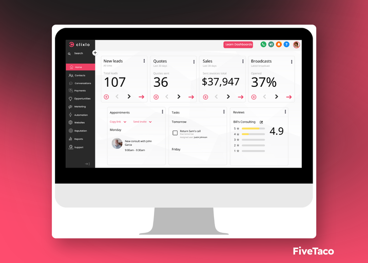 Clixlo | FiveTaco