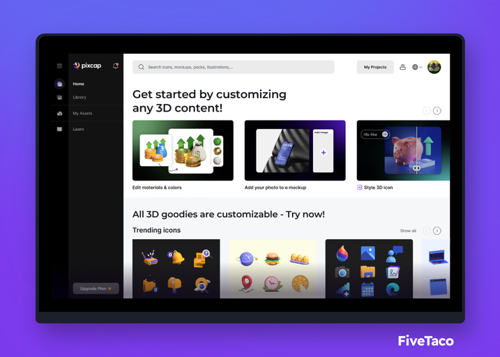 Pixcap | FiveTaco