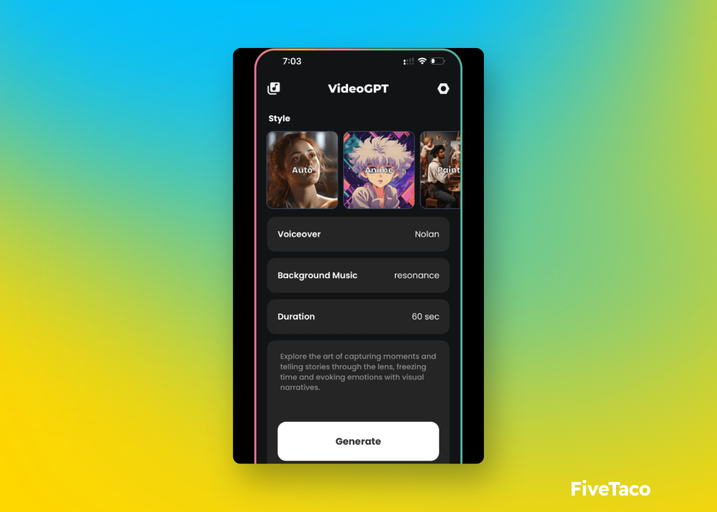 VideoGPT | FiveTaco
