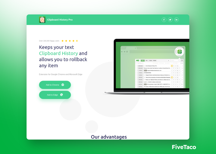 Clipboard History Pro FiveTaco