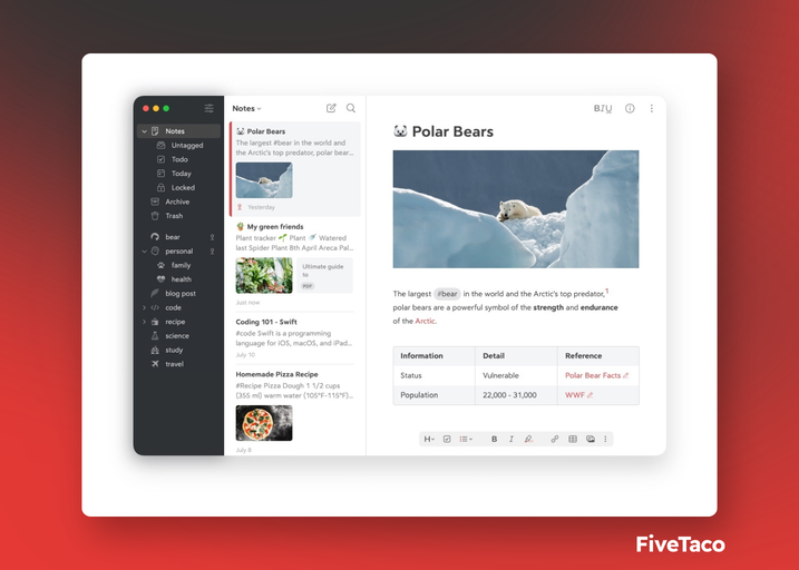 Bear | FiveTaco