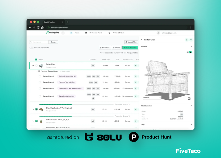 RapidPipeline | FiveTaco