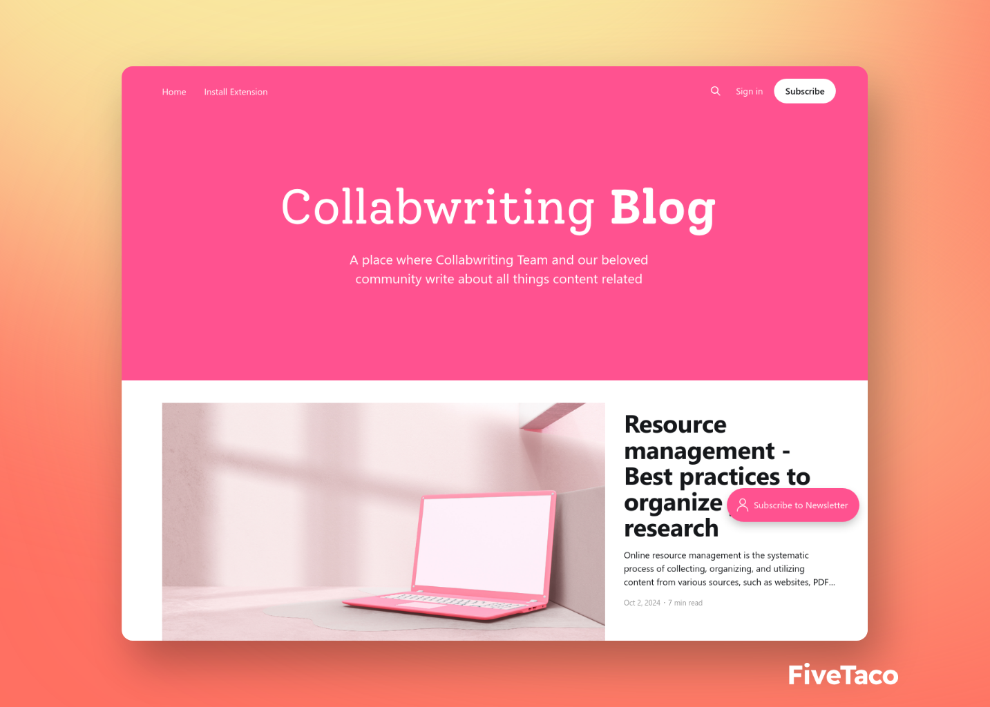 Collabwriting