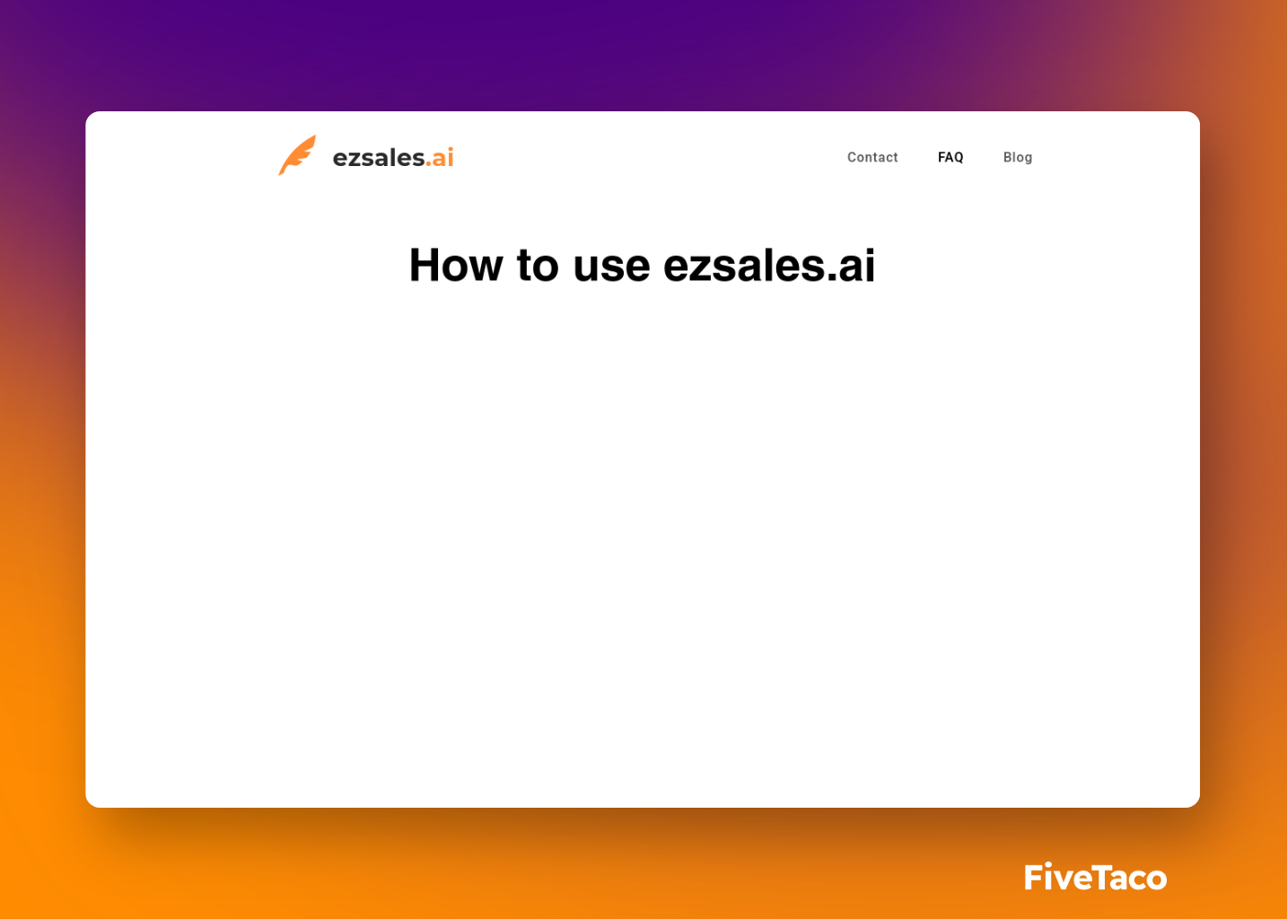 ezsales.ai