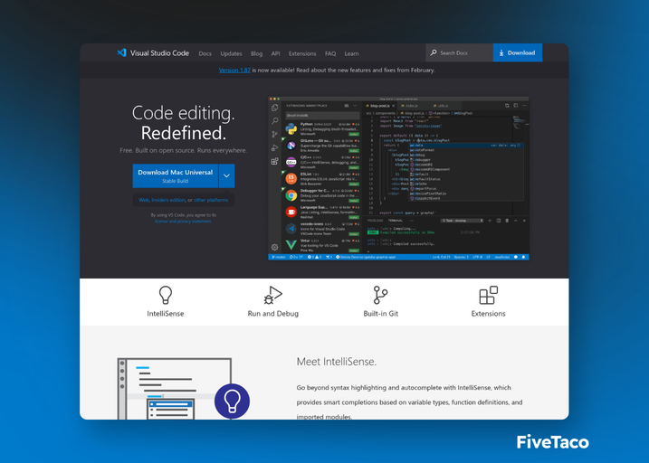 Visual Studio Code | FiveTaco