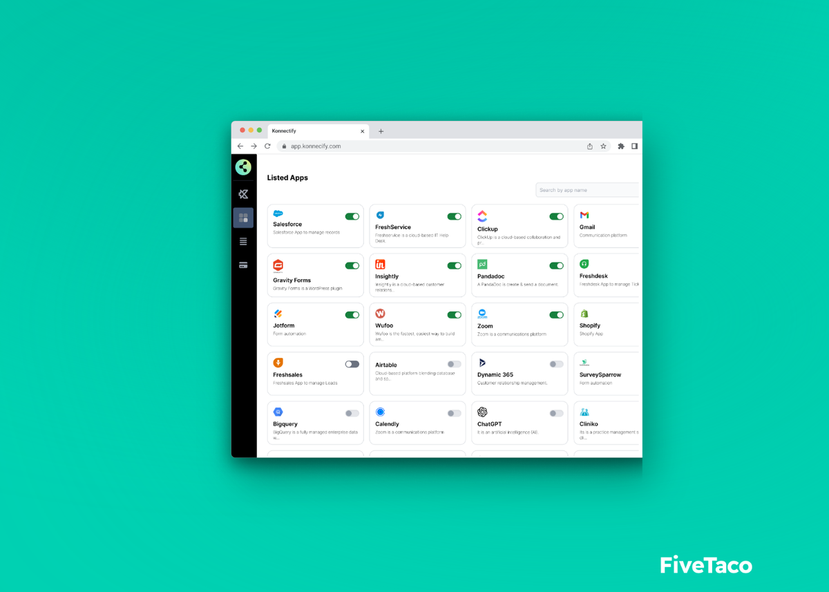 Konnectify | FiveTaco