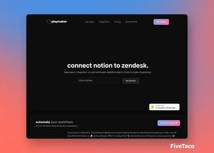 Playmaker Software playmaker | FiveTaco