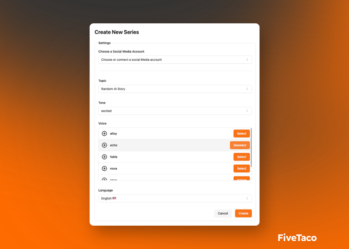 Shortspilot | FiveTaco