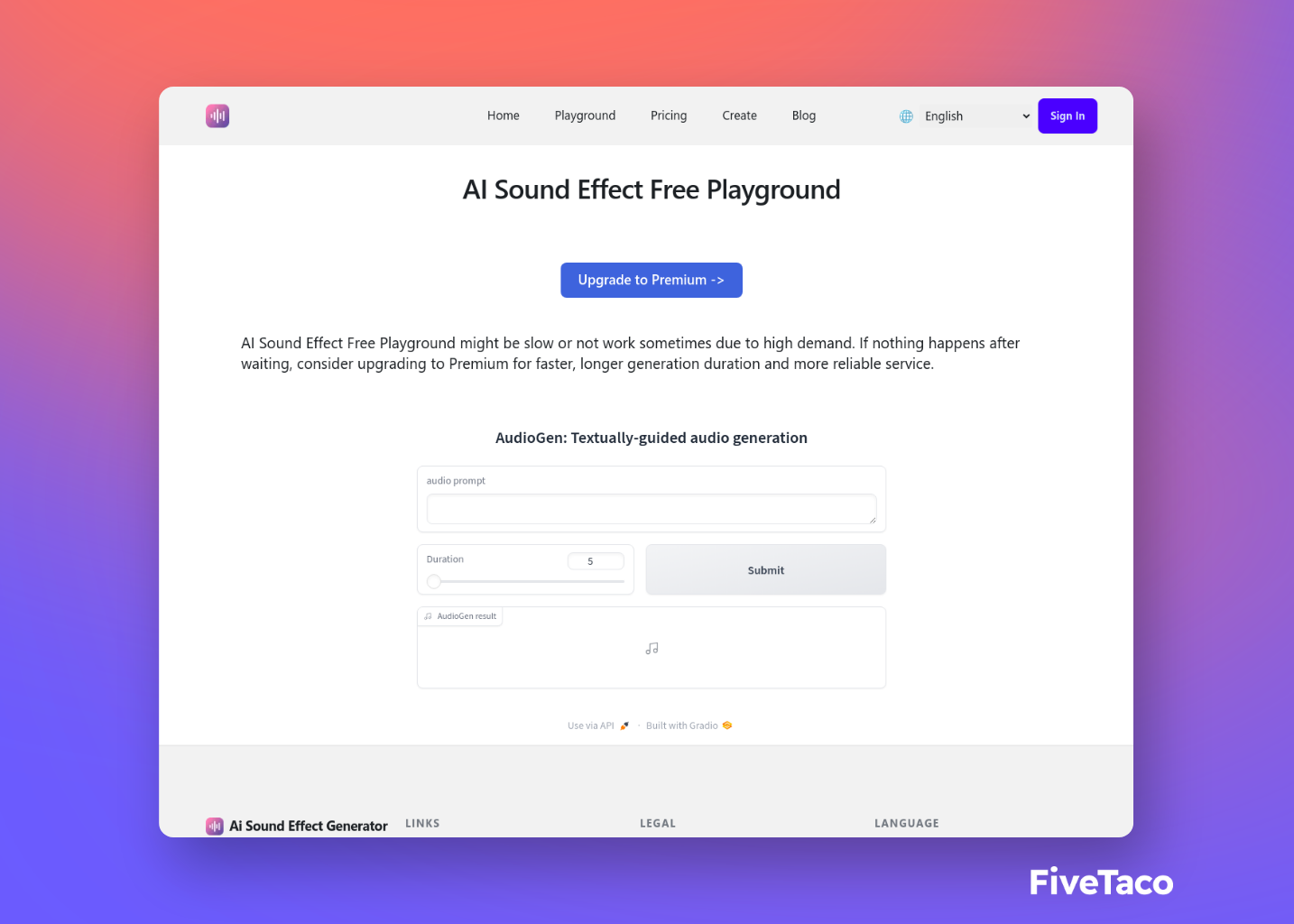 Ai Sound Effect Generator Free