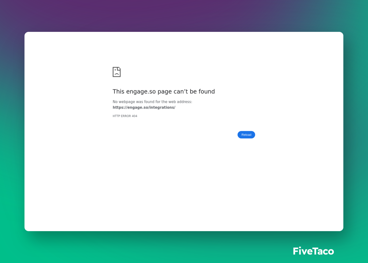 Engage | FiveTaco