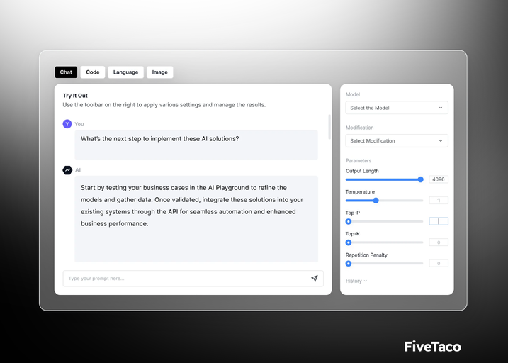 AI/ML API | FiveTaco