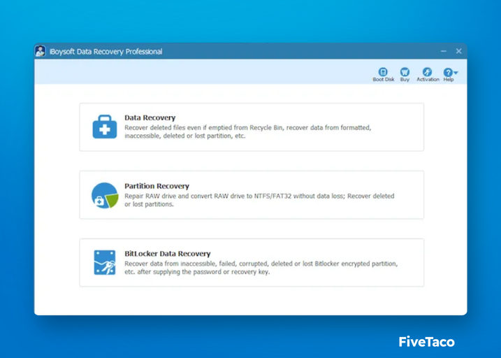 iBoysoft Data Recovery | FiveTaco
