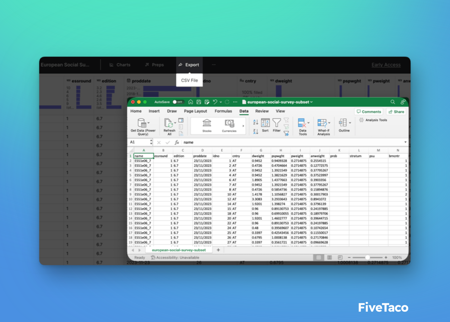 Tabulate