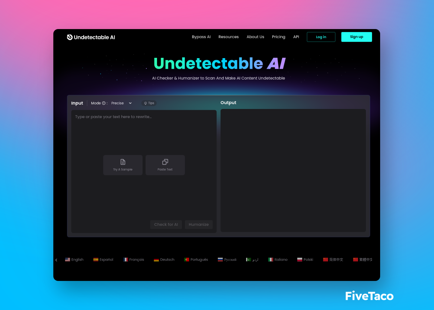 Undetectable AI