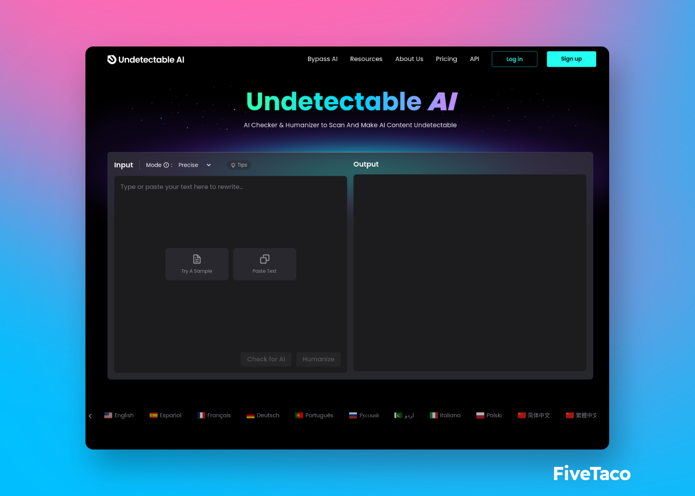 Undetectable AI