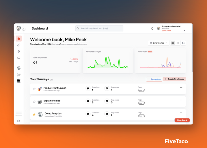 SurveyNoodle | FiveTaco