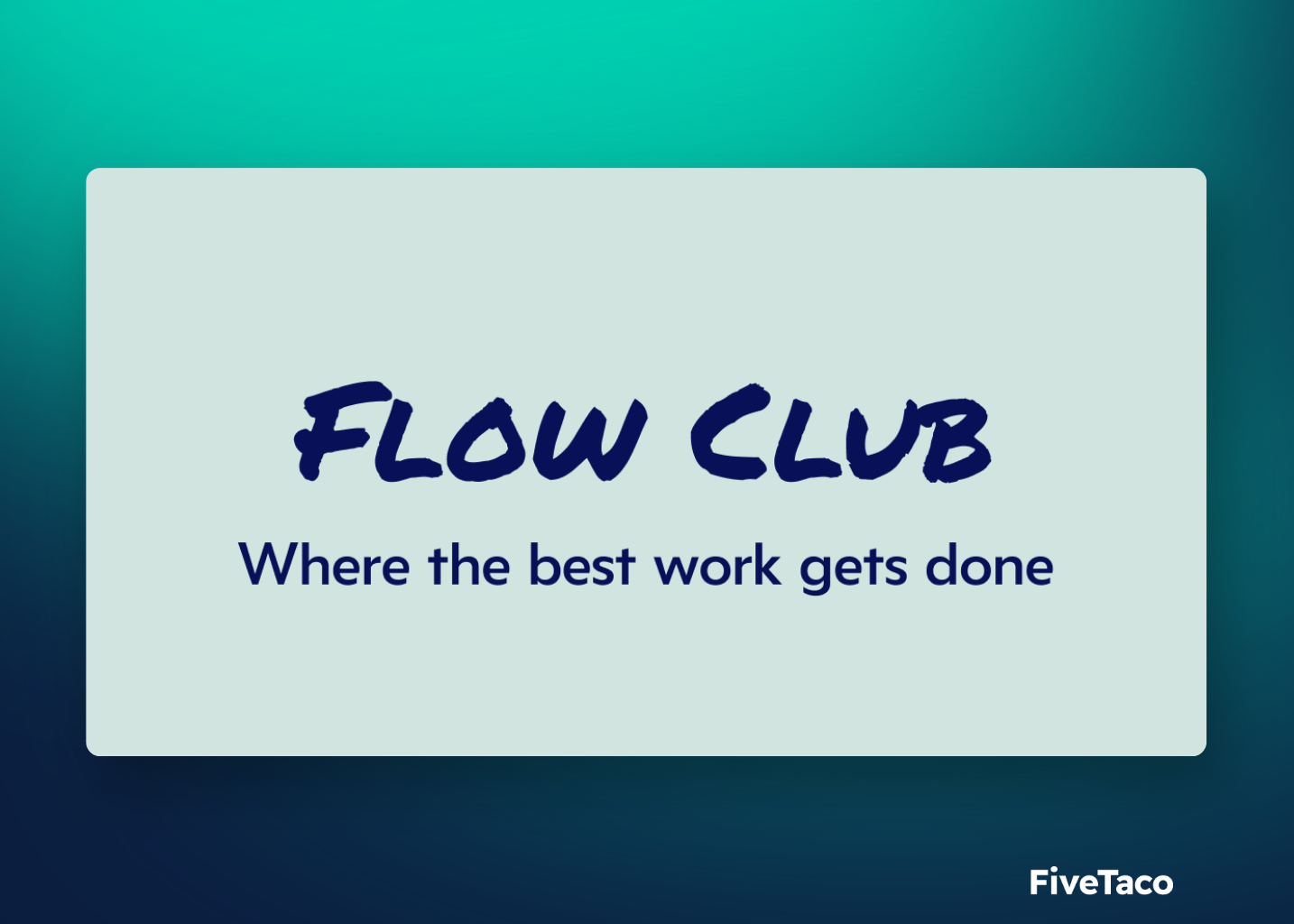 Flow Club