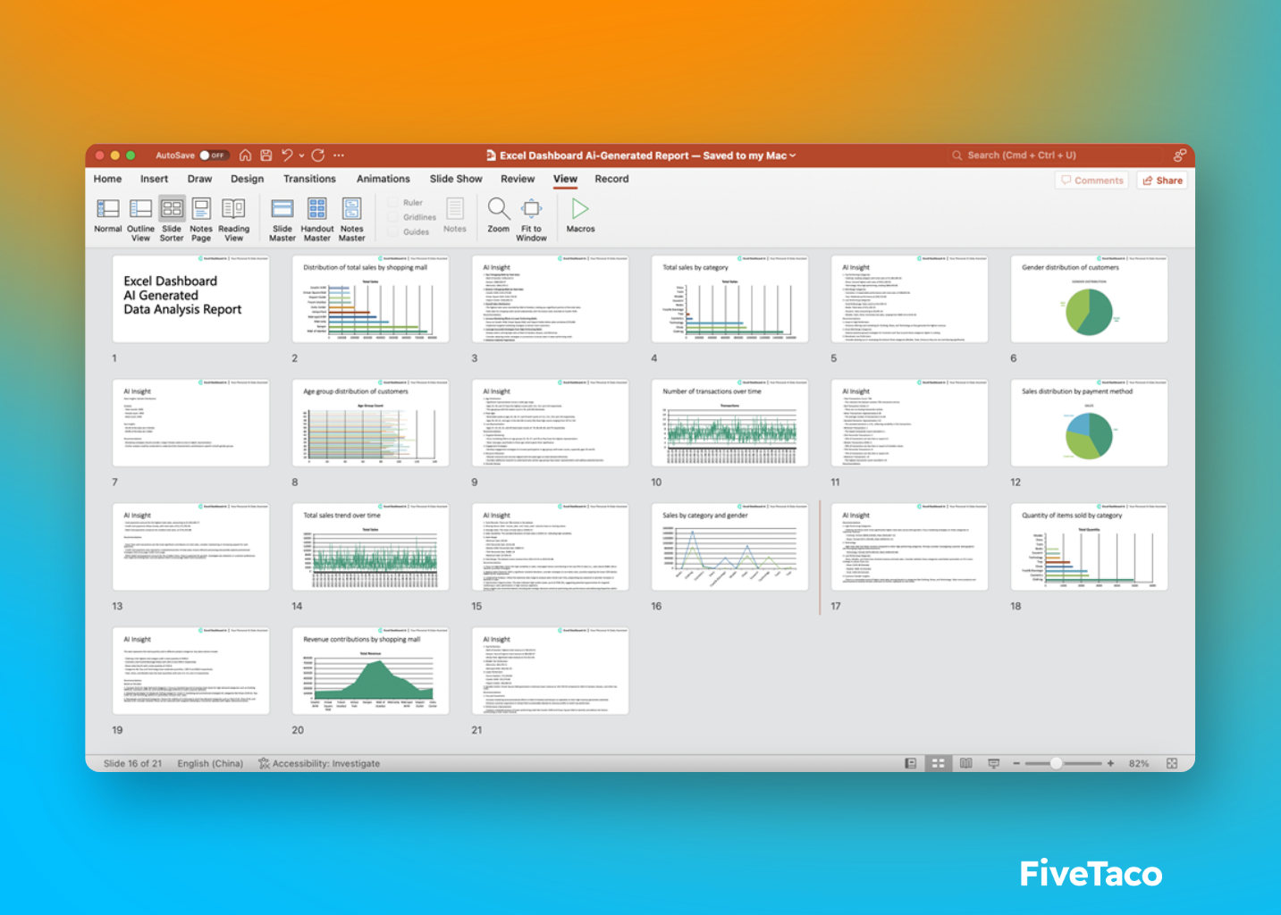 Excel Dashboard Ai