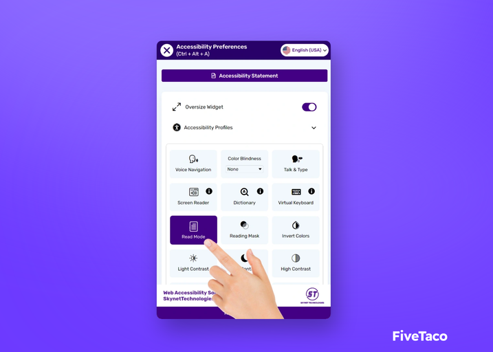 All in One Accessibility | FiveTaco