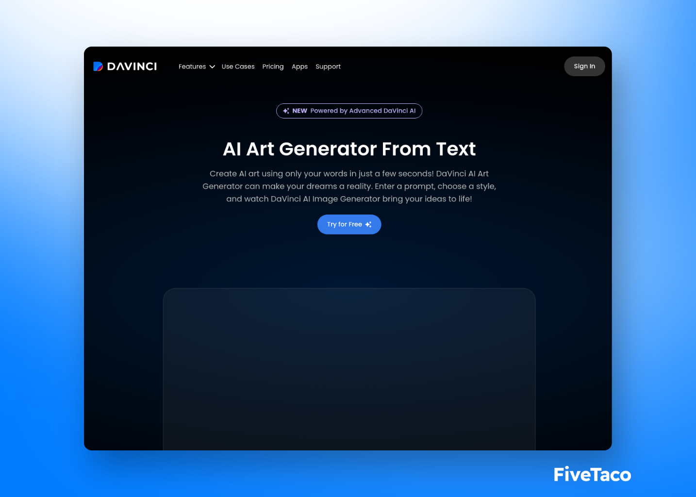 DaVinci AI Art Generator