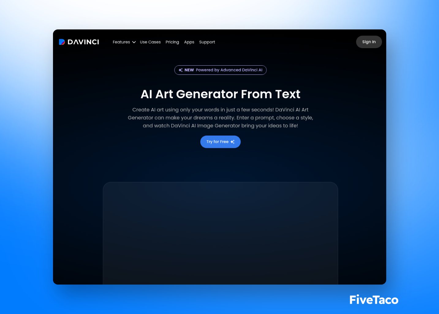 DaVinci AI Art Generator