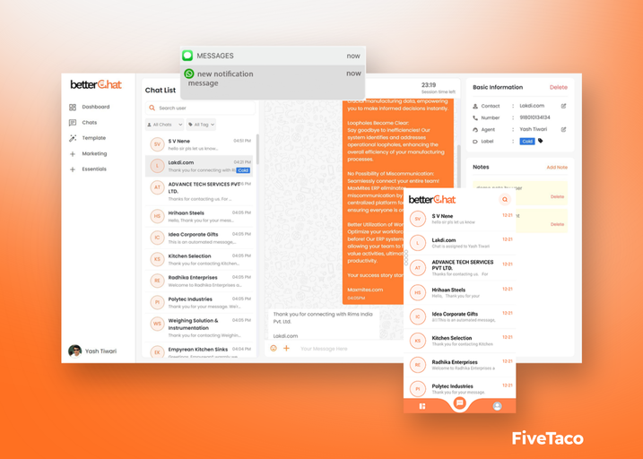 betterChat | FiveTaco