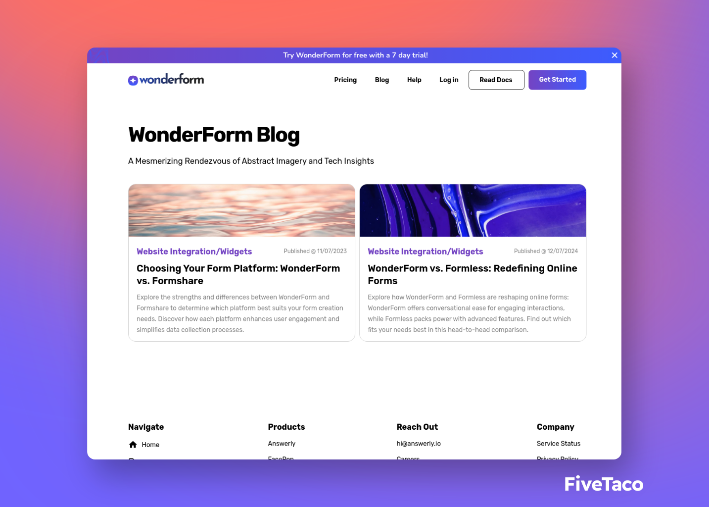 WonderForm