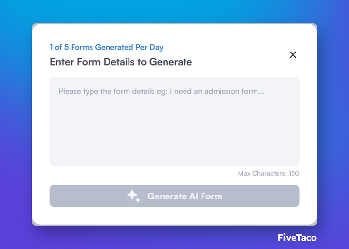 EasyFill.ai | FiveTaco