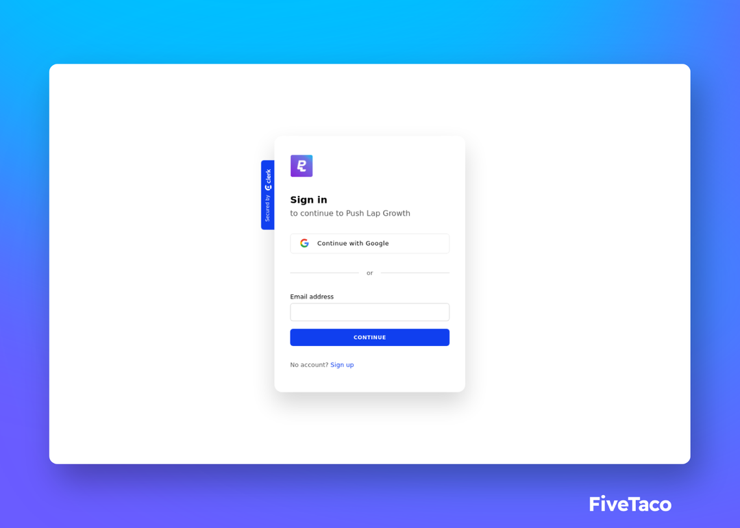 Push Lap Growth | FiveTaco