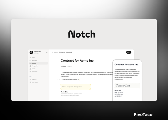 Notch | FiveTaco